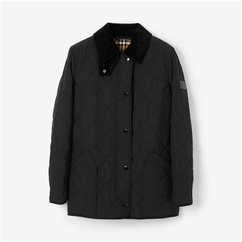 burberry black diamond fitted diamond|Burberry diamond thermoregulated jacket.